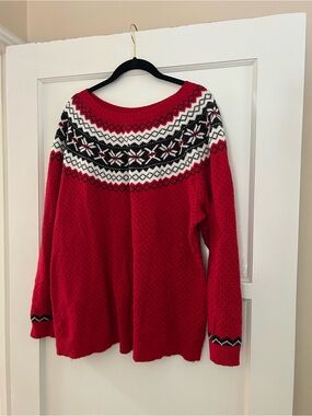 Talbots fairisle sweater, 2X